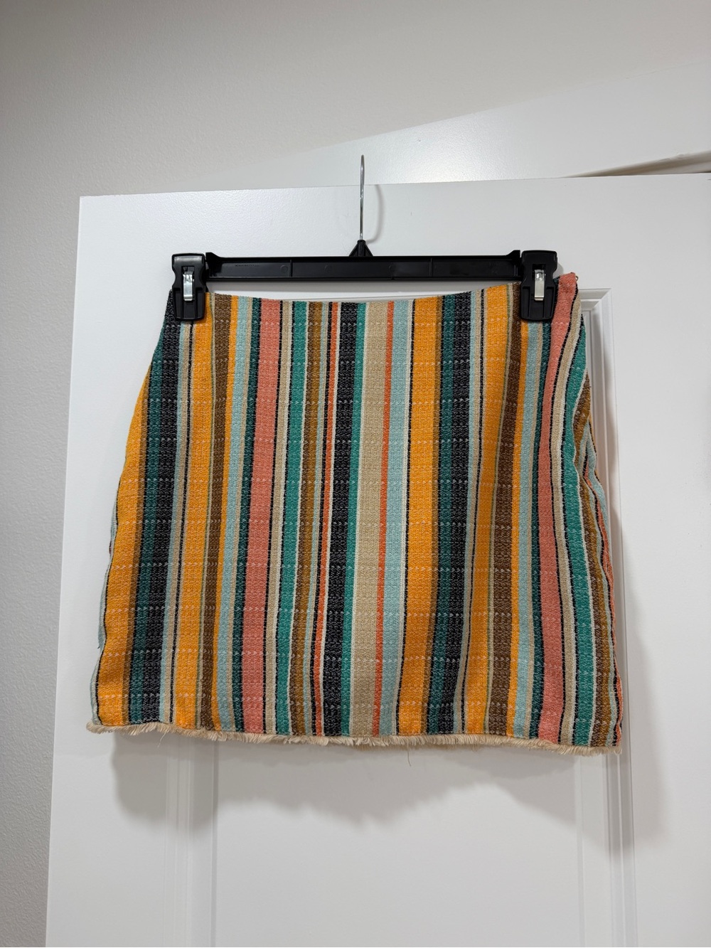 Striped Multicolor Mini Skirt